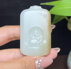 和田玉且末糖羊脂玉佛公（35.5g）
