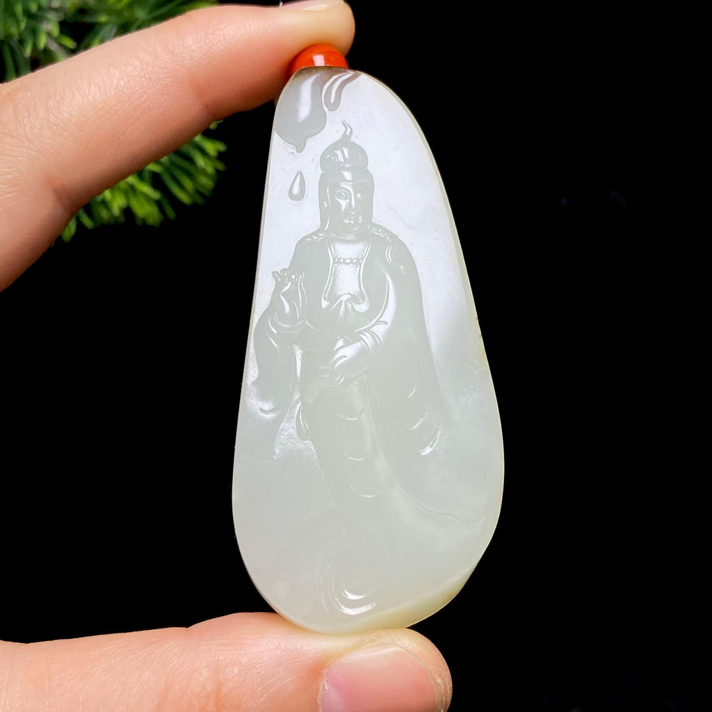 和田玉籽料观音（41.3g）