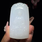 和田玉白玉挂件大日如来（72.3g）