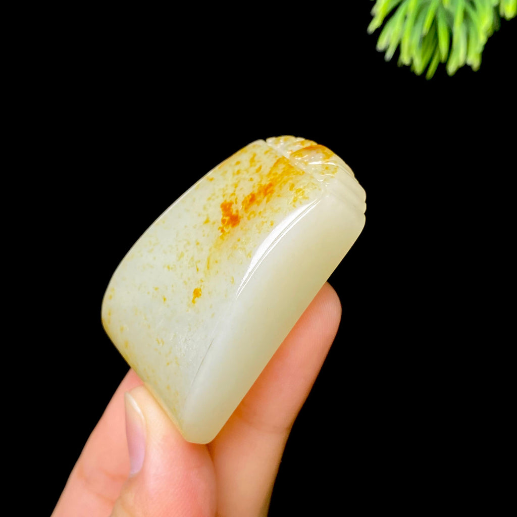 和田玉籽料无事牌（48.8g）