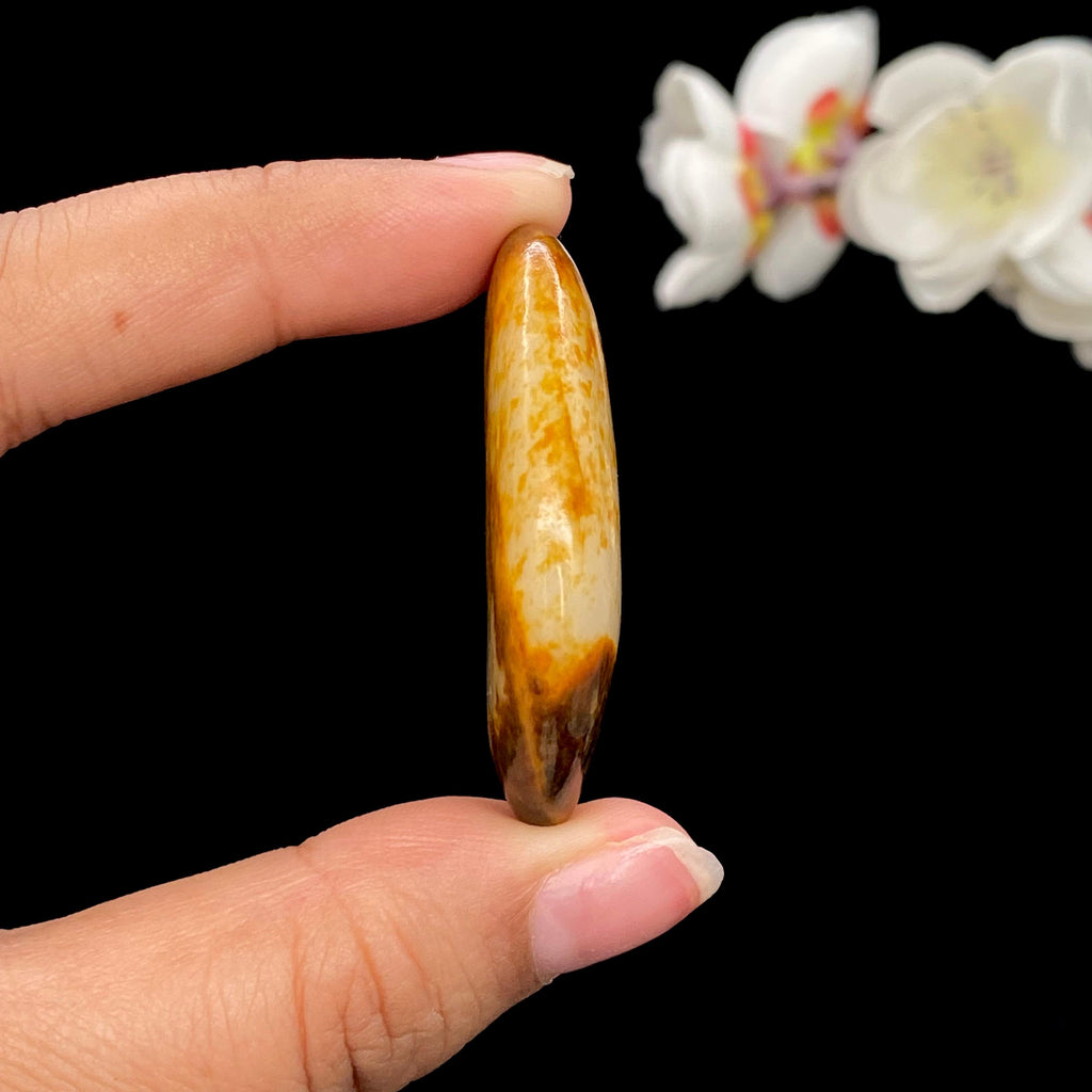 和田玉聚黄皮籽料挂件（19.8g）