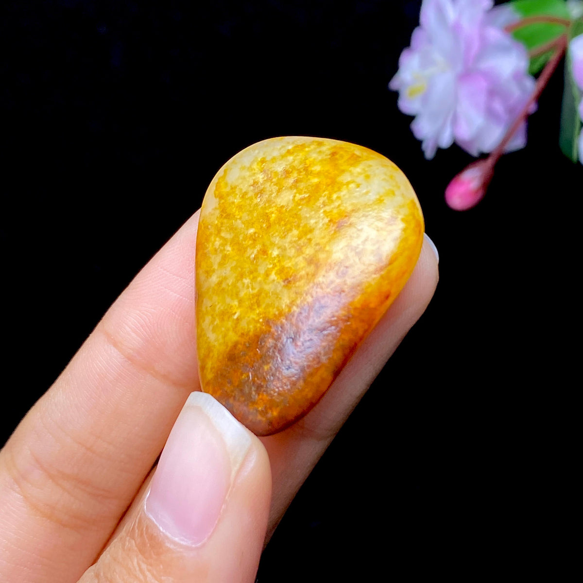 和田玉红皮白肉籽料挂件（11.0g）