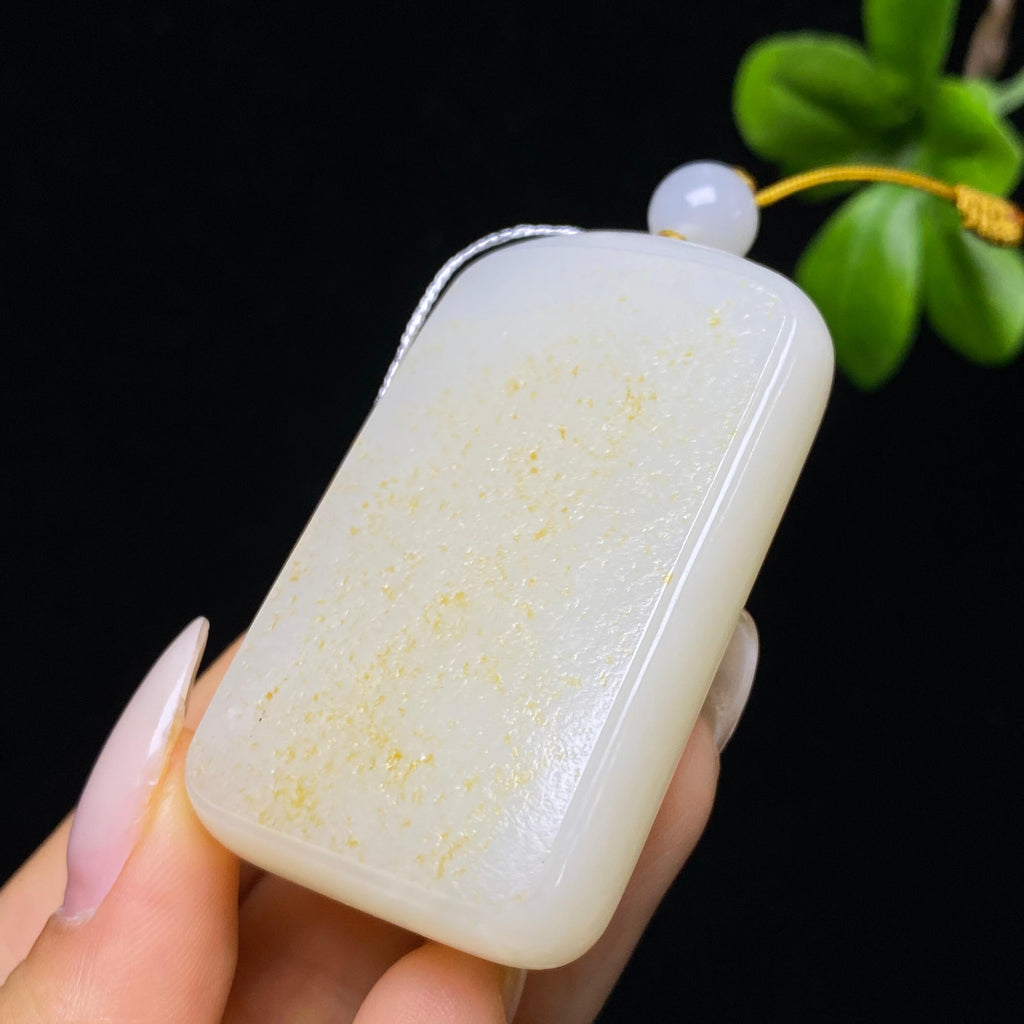 和田玉籽料无事牌（50.4g）