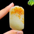 和田玉籽料无事牌（63.5g）