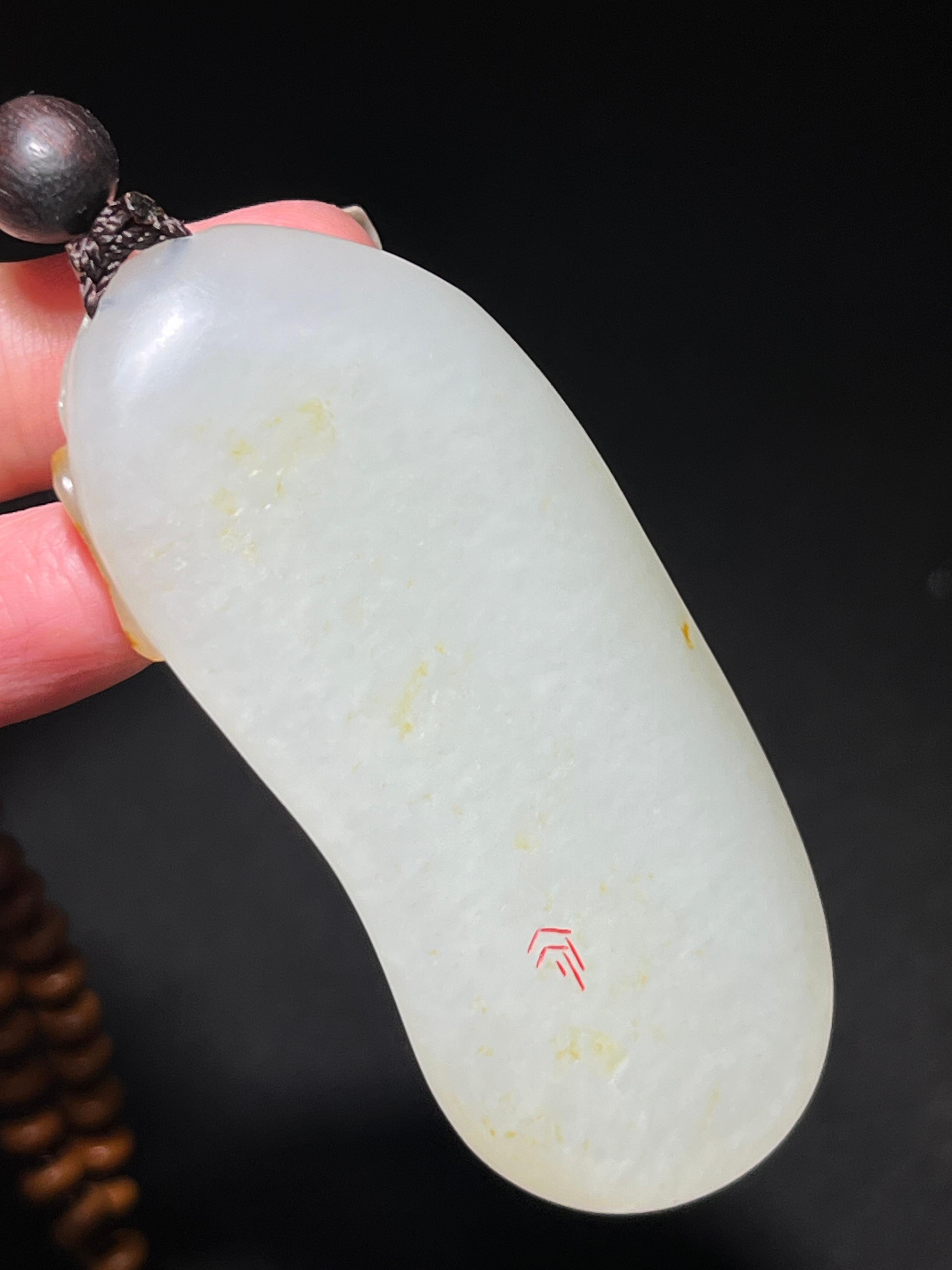 和田玉籽料白玉扭转乾坤（60.0g）