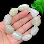 和田玉白玉籽料【精品手串】（104.4g）