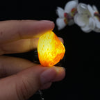 和田玉聚红皮籽料小吊坠籽（7.2g）