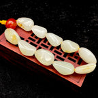 和田玉黄皮【精品手串】（44g）