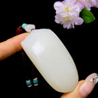 和田玉籽料无事牌（50.5g）