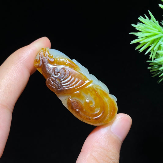 和田玉籽料连年有余（22.5g）