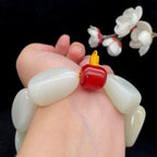 和田玉黄皮籽料【精品手串】（145.3g）