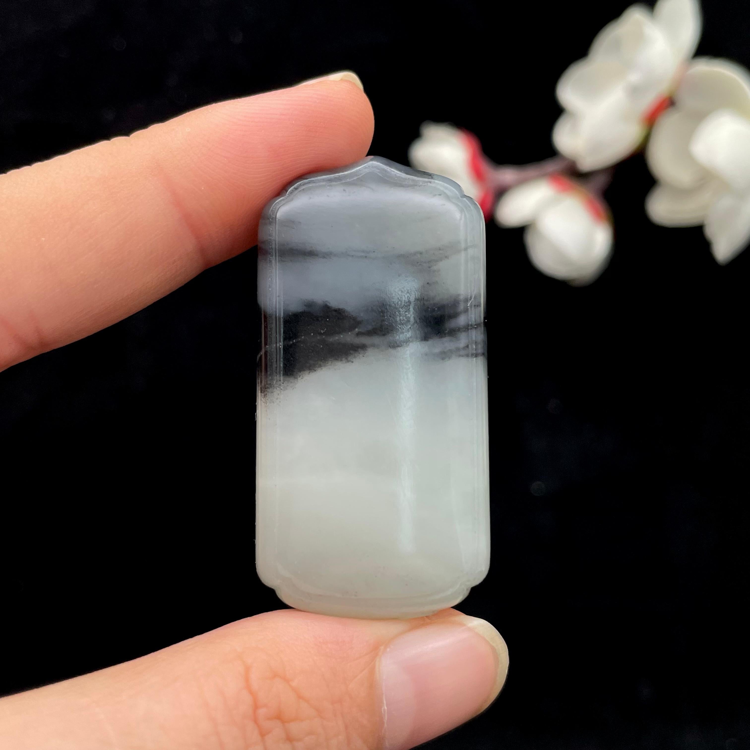 和田玉青花籽料【平安无事牌】（29g）