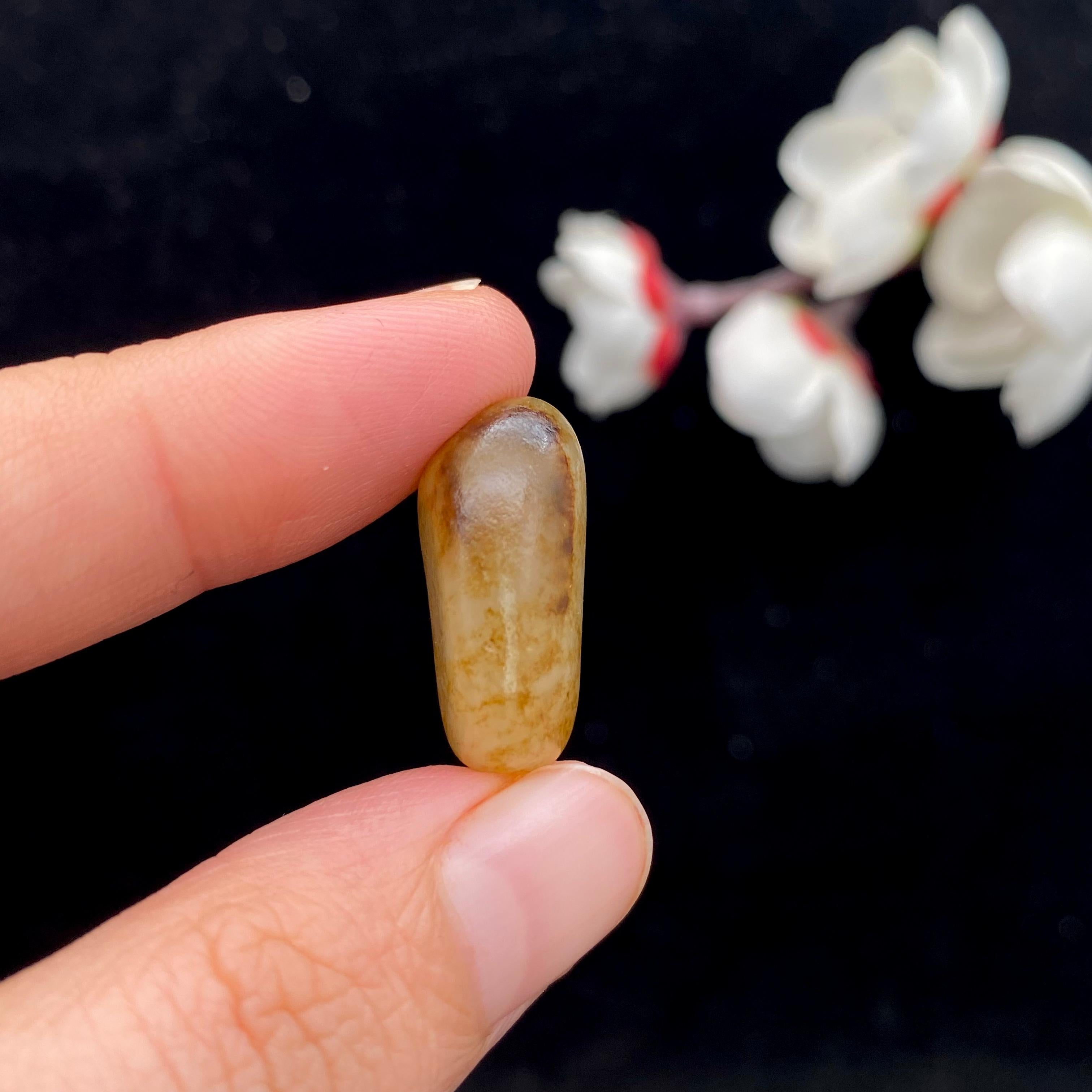 和田玉洒金皮籽料吊坠籽（5g）
