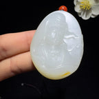 和田玉籽料观音挂件（43.2g）