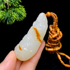 和田玉籽料双财神（29.2g）