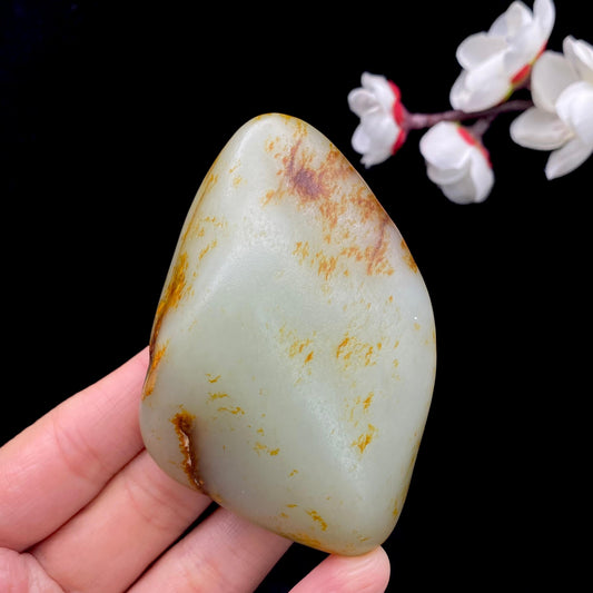 和田玉洒金皮籽料原石（126.1g）