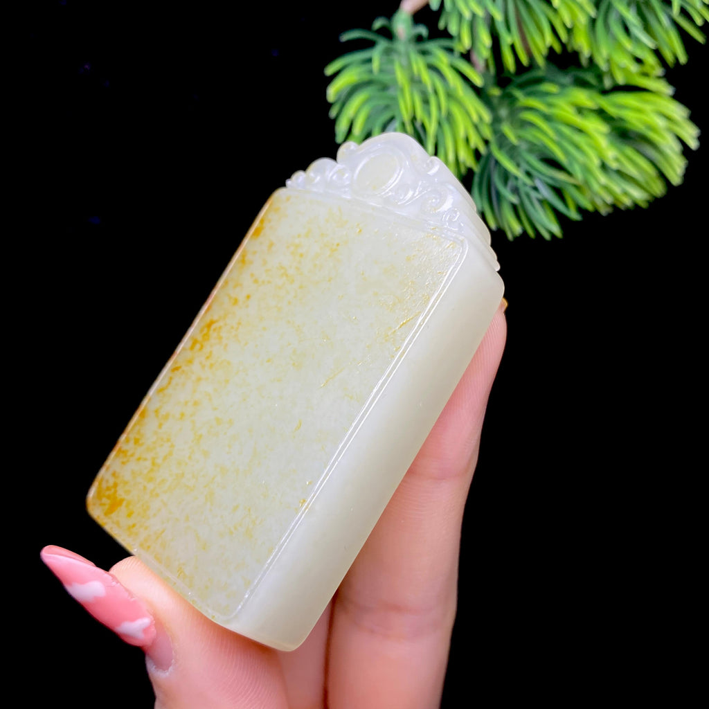 和田玉籽料无事牌（86.0g）