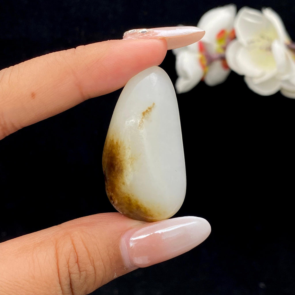和田玉秋梨皮籽料挂件（23g）