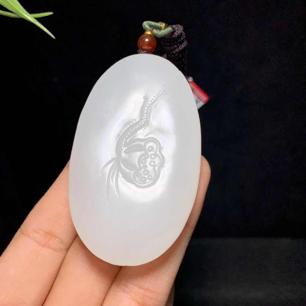 和田白玉冰底喜事连连（56.0g）