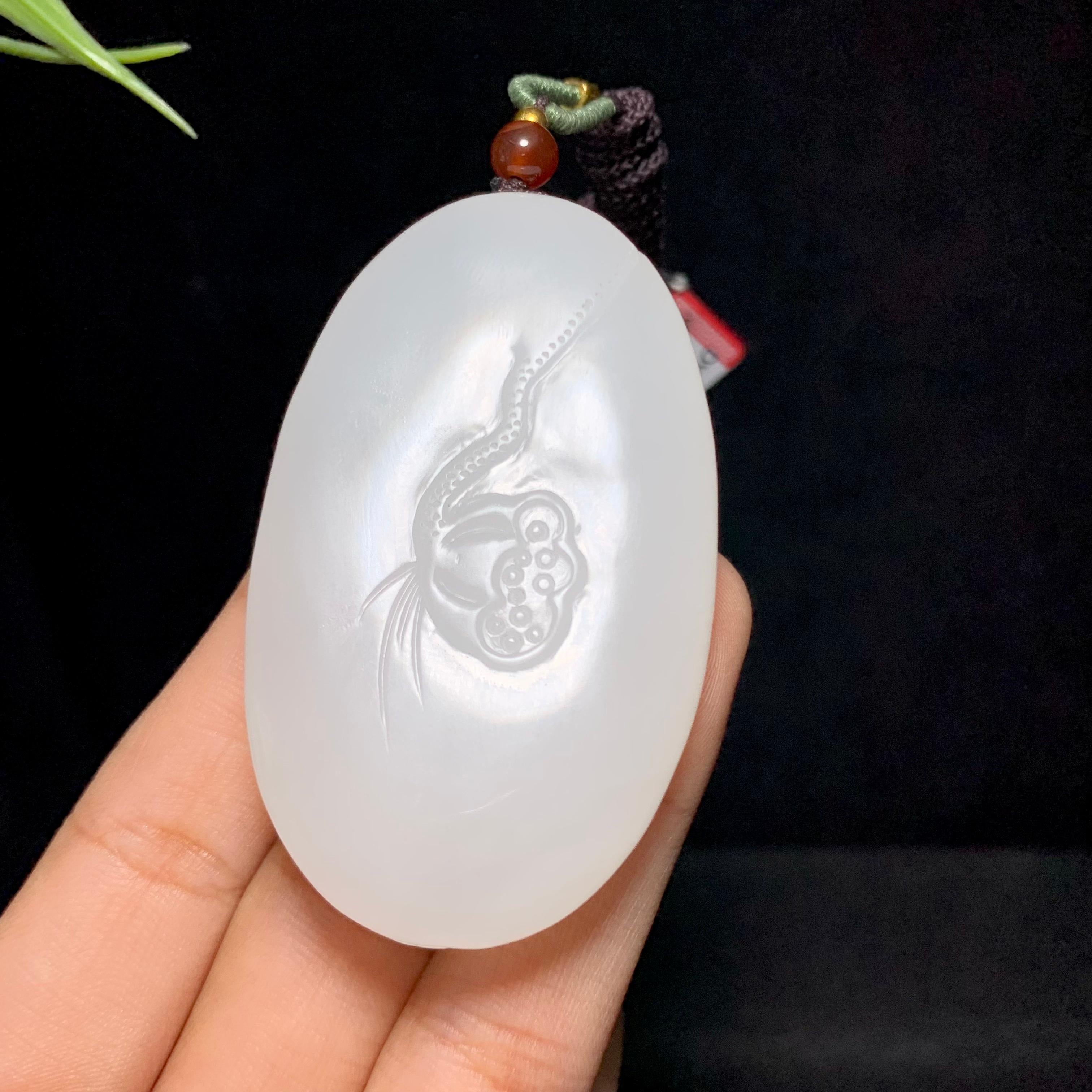 和田白玉冰底喜事连连（56.0g）