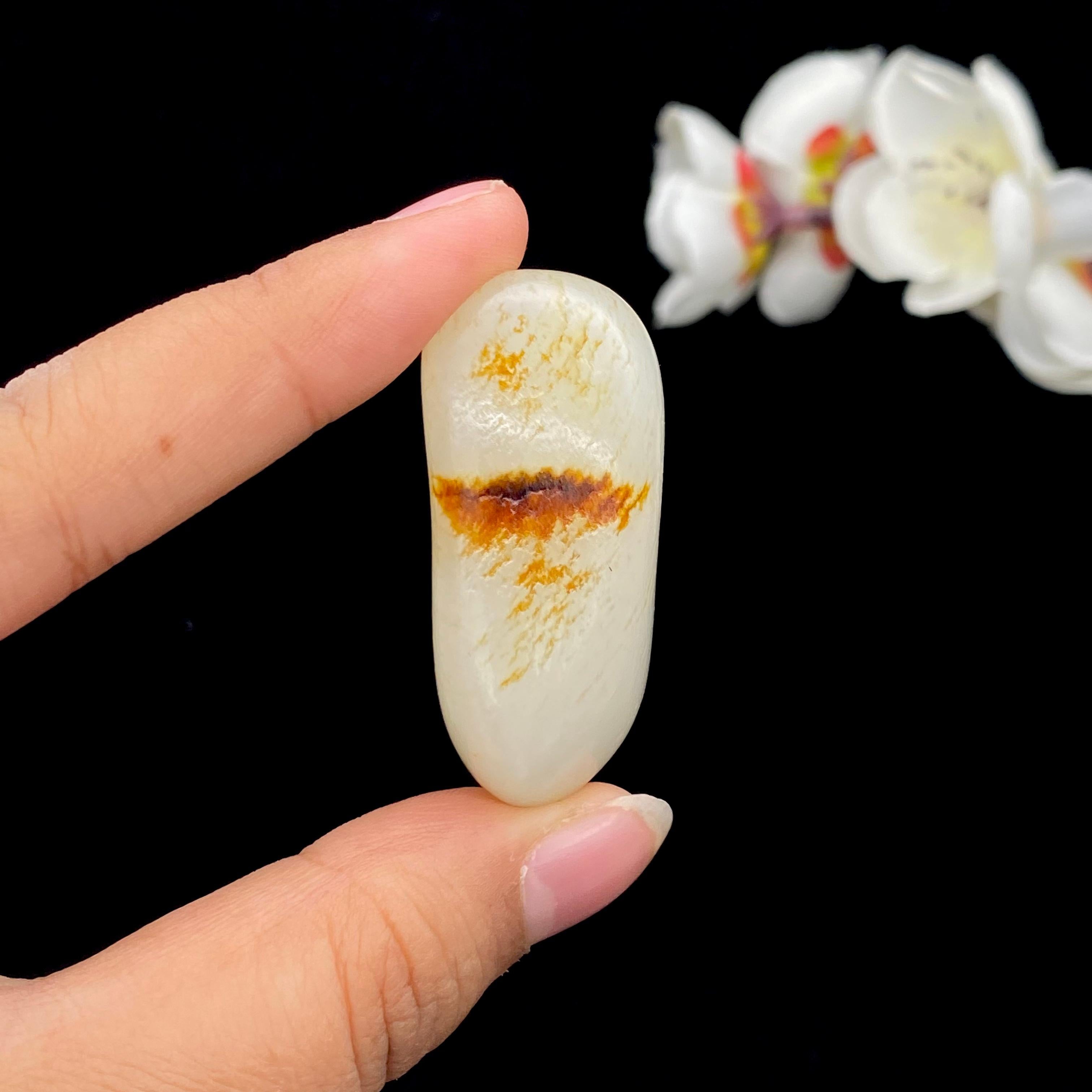 和田玉洒金皮籽料挂件（36.1g）
