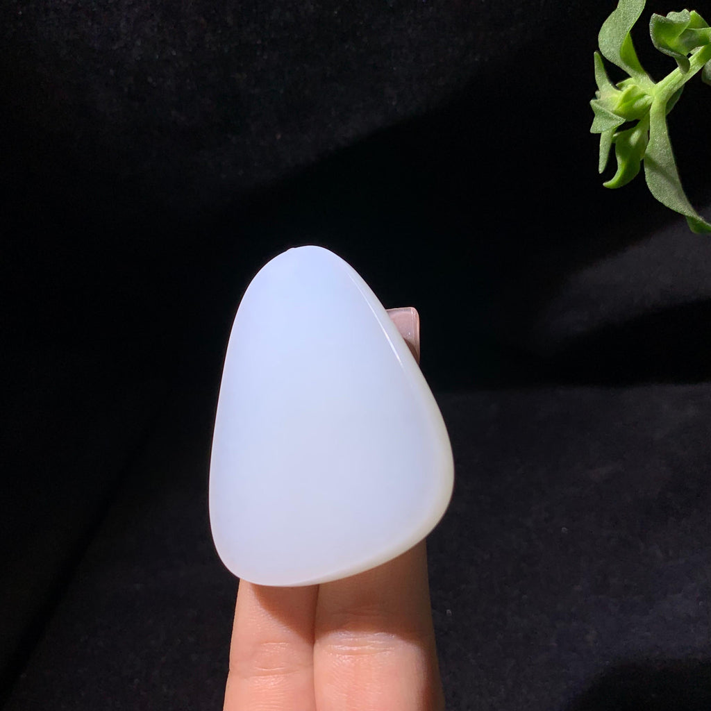 和田山料羊脂白玉无事牌（49.0g）