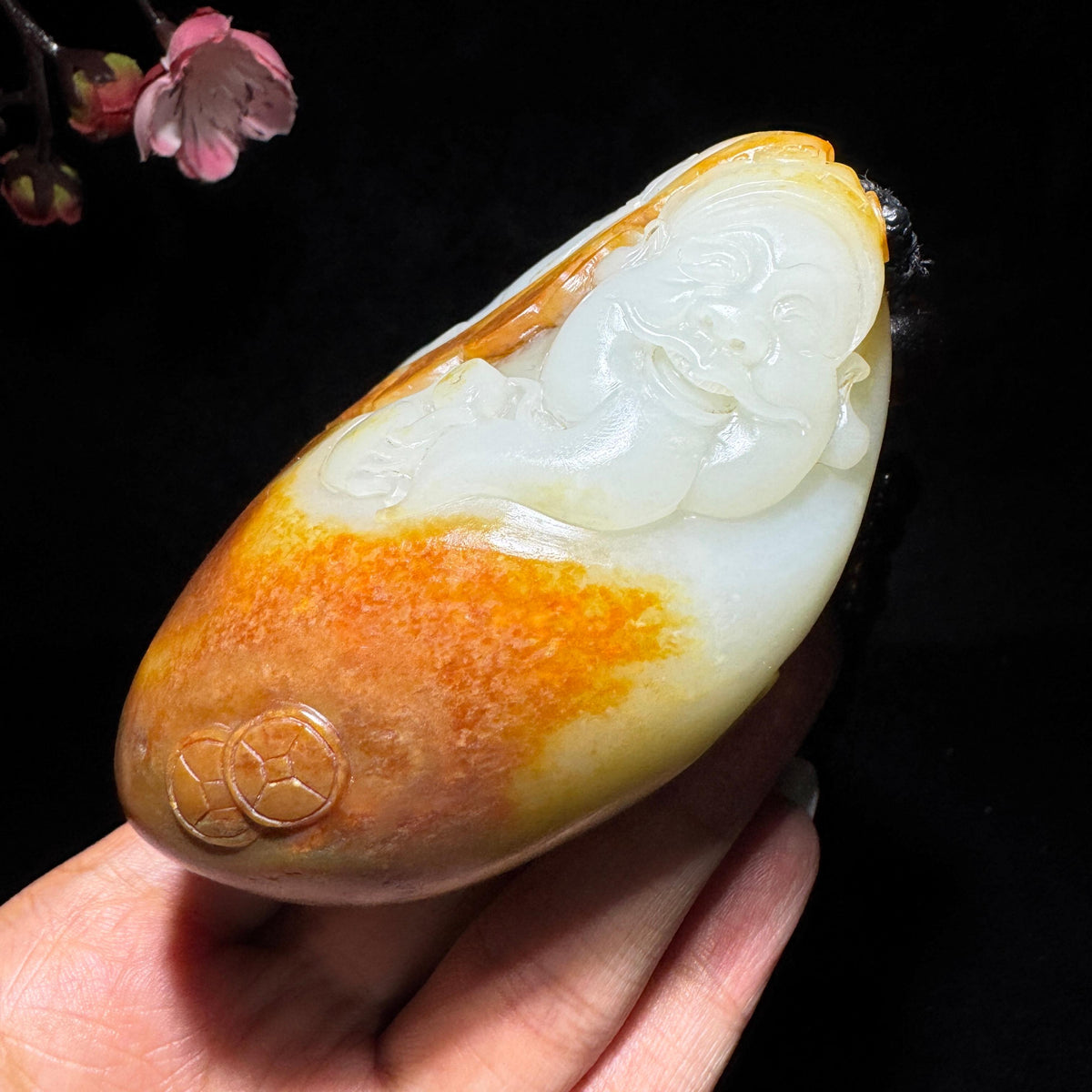 和田玉籽料文武双全（349.5g）
