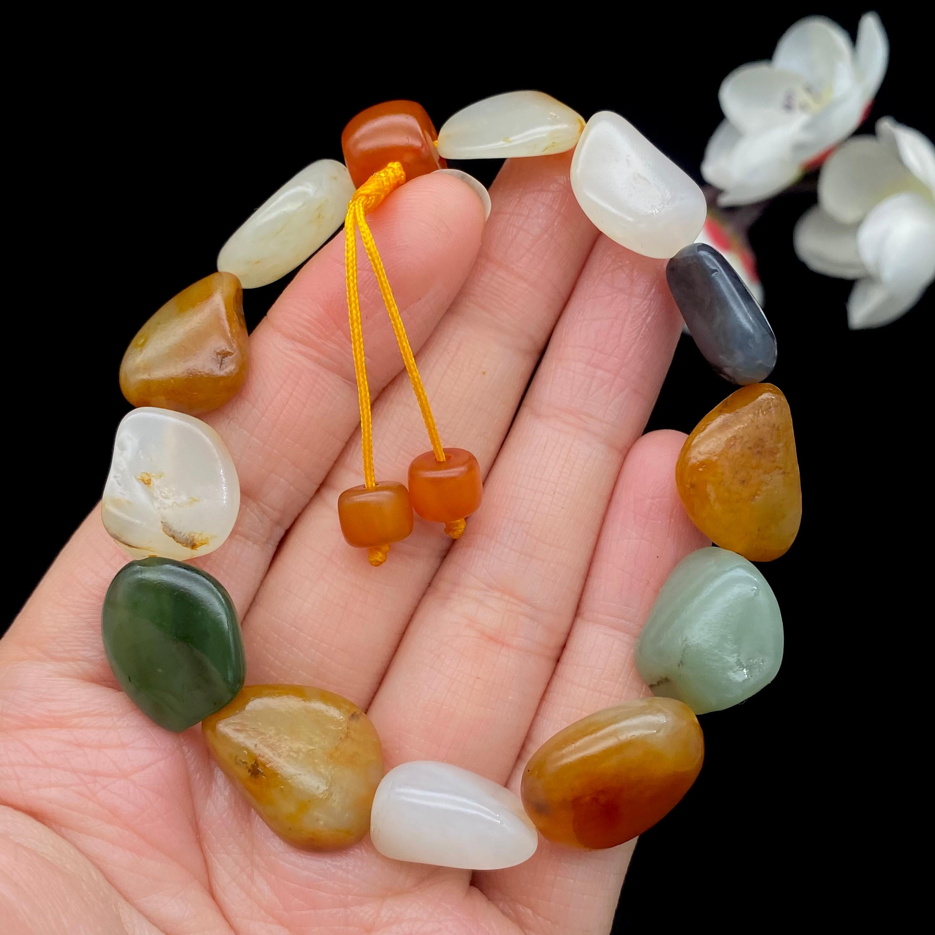 和田玉多宝籽料【精品手串】（33.3g）