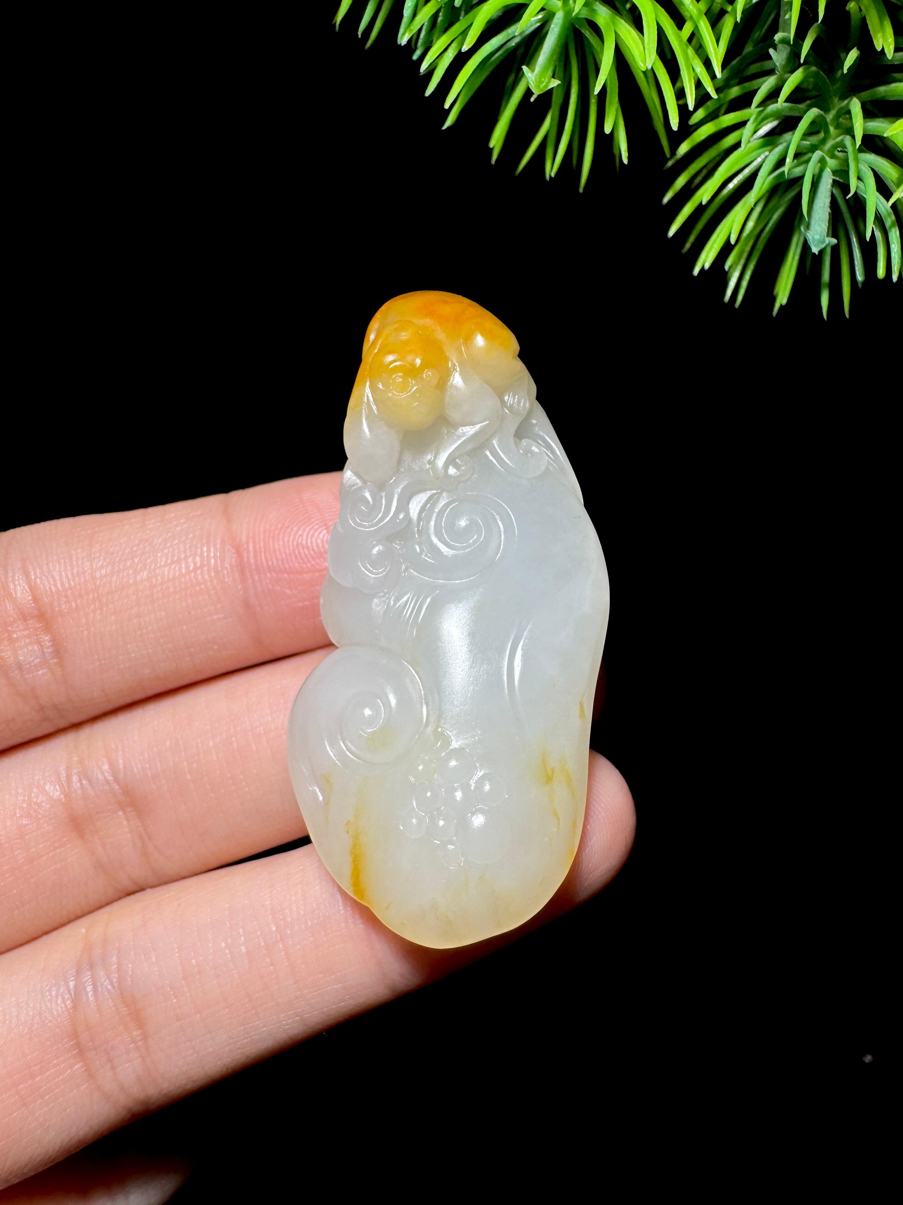 和田玉籽料如意（18.6g）