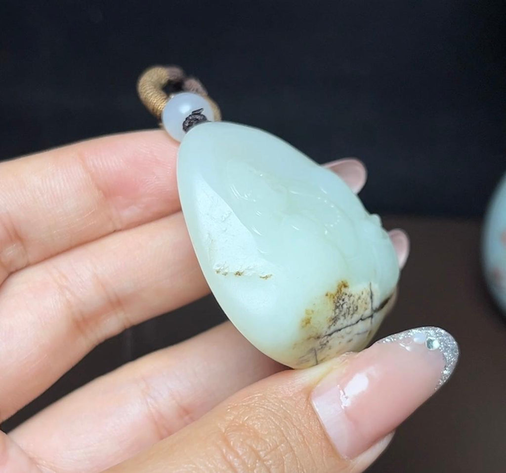 新疆和田玉籽料佛公（46.3g）