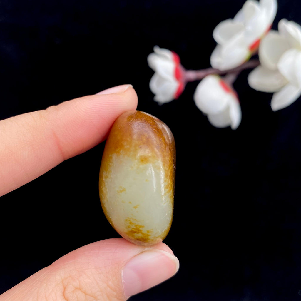和田玉聚红皮籽料挂件（27.2g）
