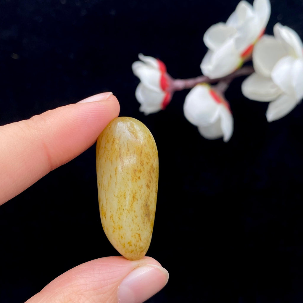 和田玉洒金皮籽料吊坠籽（14.6g）