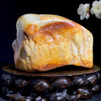 和田玉聚红皮籽料大摆件（1820.6g）