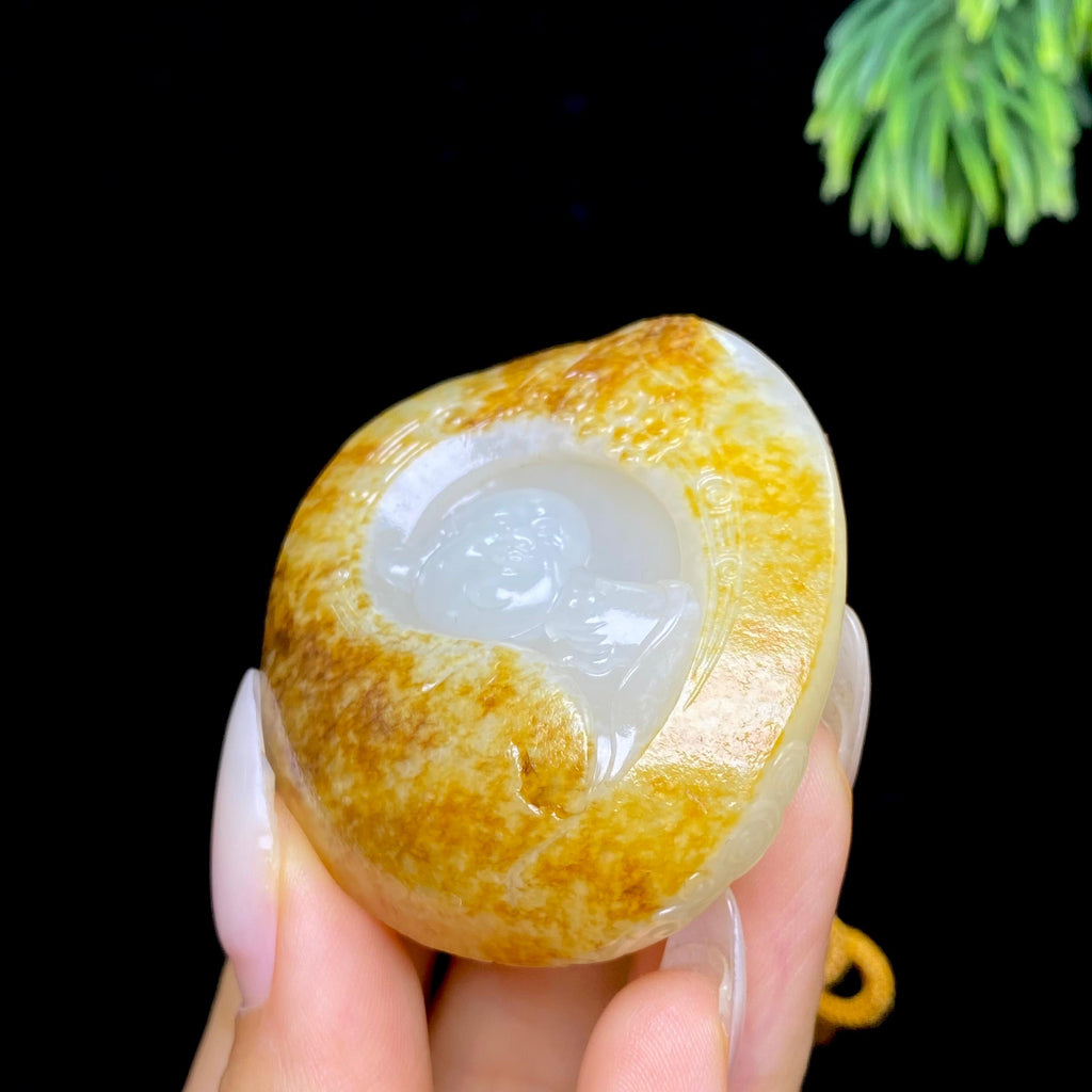 和田玉籽料佛公（56.6g）