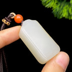 和田玉籽料无事牌（23.5g）