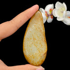 和田玉洒红皮籽料大挂件（65.8g）