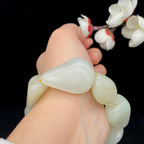 和田玉白玉【精品手串】（103.2g）