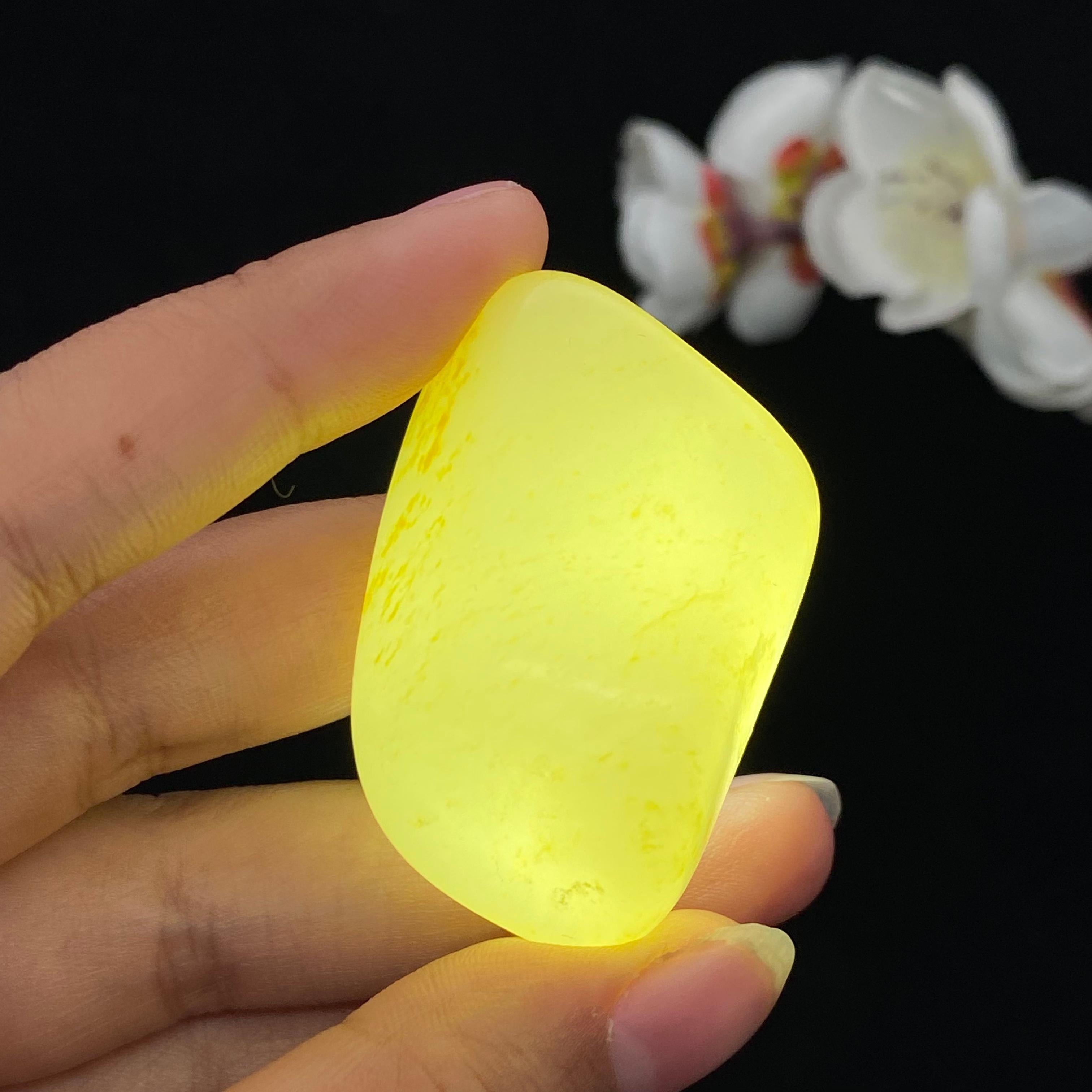 和田玉洒金皮籽料挂件（48g）