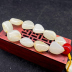 和田玉洒金皮籽料【精品手串】（46.9g）