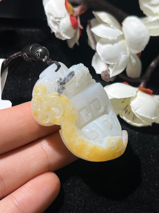 和田籽料府上有龙（40.2g）