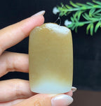 和田玉糖白平安无事牌（51.2g）