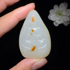 精品和田玉籽料观音挂件（30.5g）