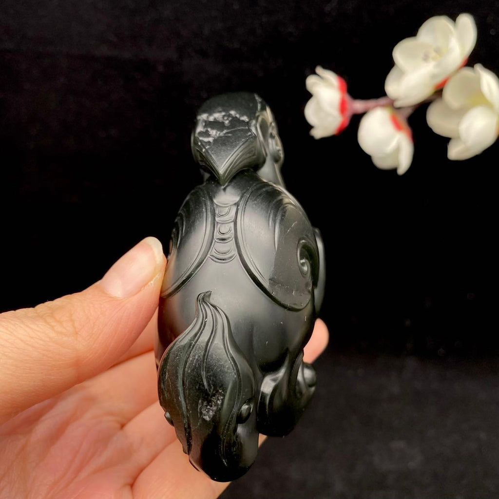 和田玉青玉籽料【貔貅】（353.5g）