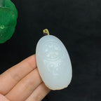 和田籽料羊脂白玉观音（53.0g）