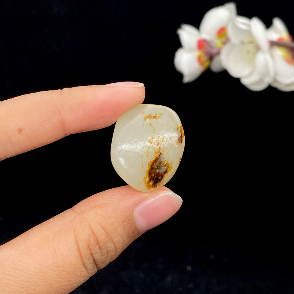 【超值推荐】和田玉洒金皮籽料吊坠籽（8.9g）