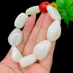 和田玉白玉籽料【精品手串】（76.1g）