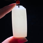 和田玉白玉无事牌（34.4g）