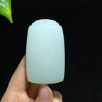 和田山料白玉无事牌挂件（59.5g）