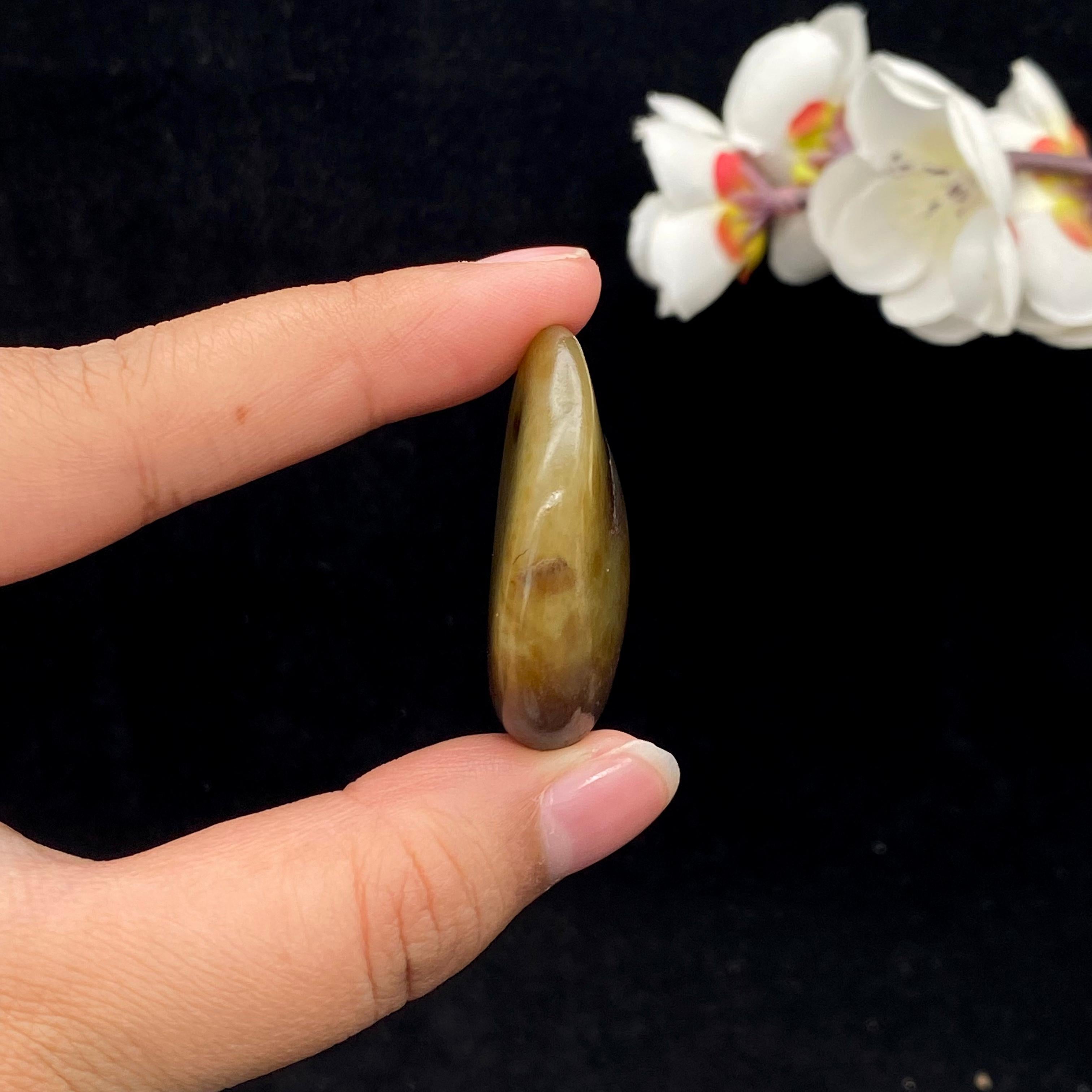 和田玉糖籽料挂件（18.8g）