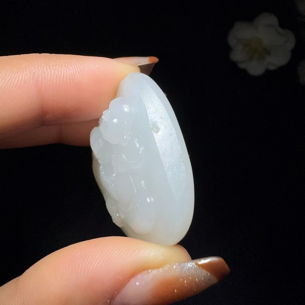 和田玉籽料挂件佛公（22.2g）